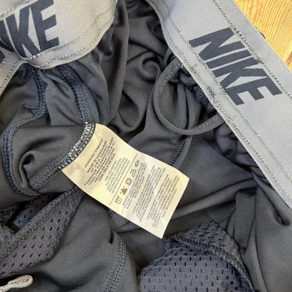 Nike Dri Fit Athletic Shorts Mens Extra Large Navy Pockets Performance